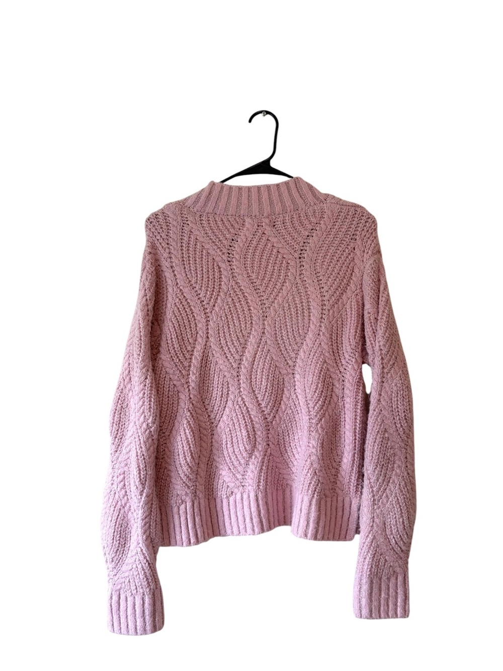 Universal Thread Dusty Rose Cable Knit Button-Front Cardigan - Picture 3 of 8